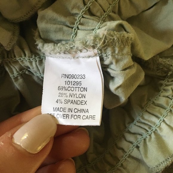 Kendall & Kylie Pistachio Green Ruched Crop Top Size XS - Picture 5 of 5